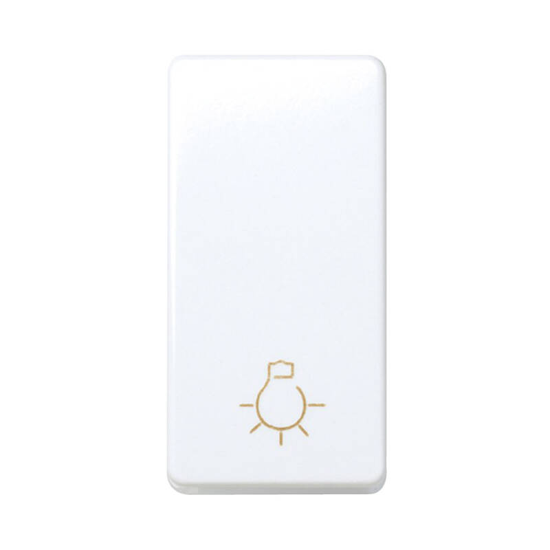 Interruptor Simple Pulsador Estrecho con Tecla Luz SIMON 27 Play 27151