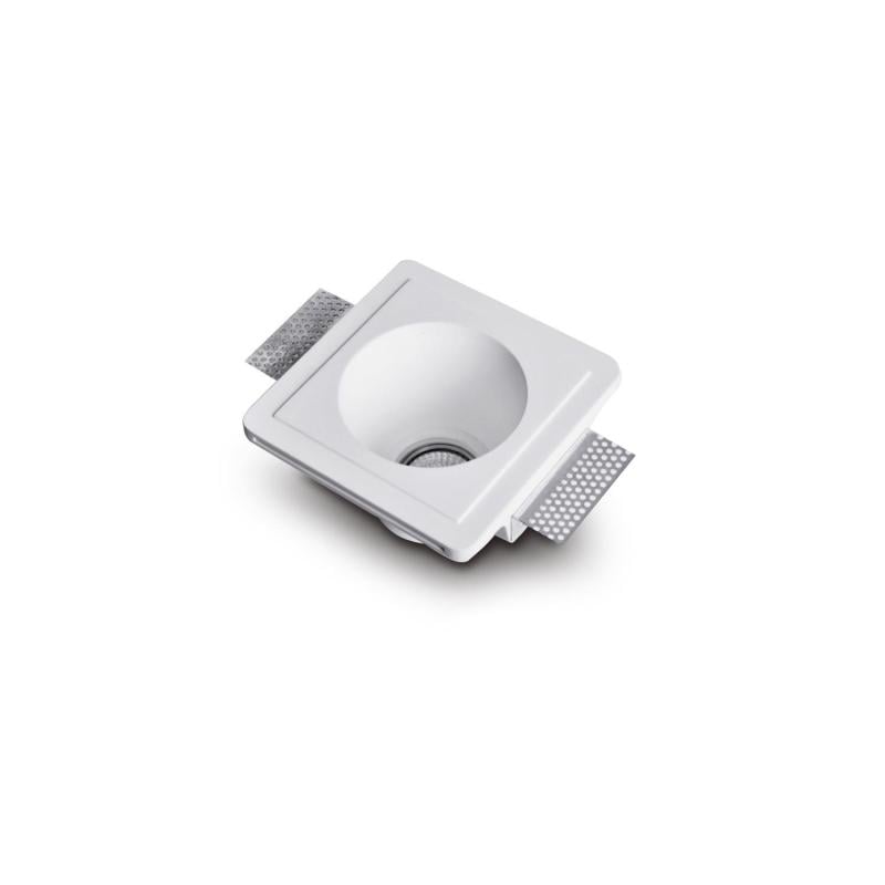 Aro Downlight Integración Escayola/Pladur para Bombilla LED GU10 / GU5.3  Corte 153x153 mm UGR17