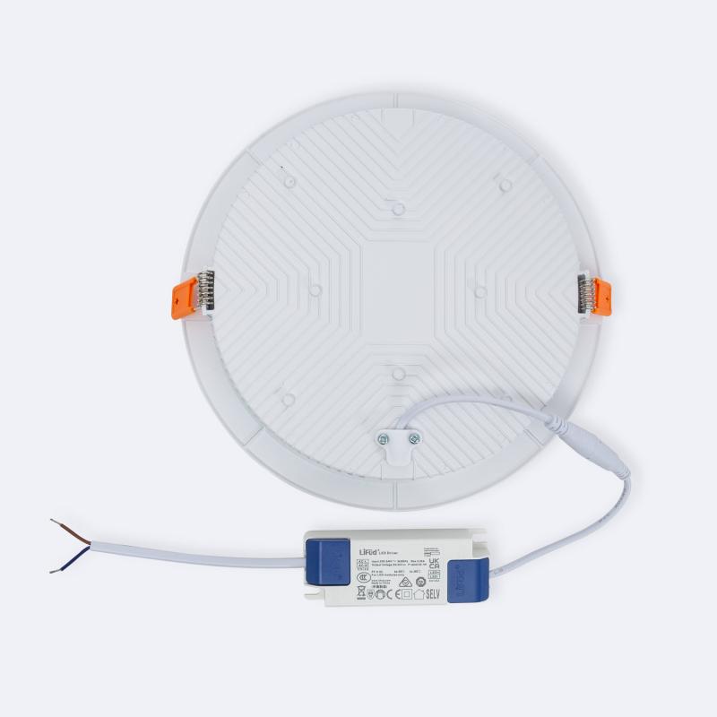 Downlight LED 36W Circular Chip OSRAM Aero 110 lm/W LIFUD Corte Ø 200 mm