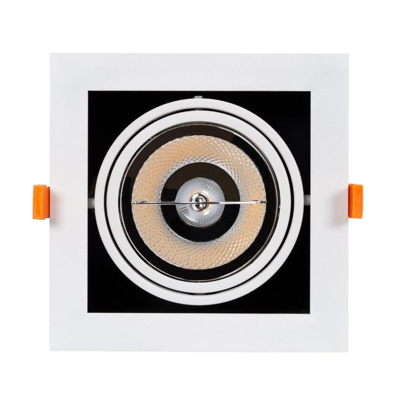 Foco Downlight LED 15W Kardan AR111 Corte 165x165 mm
