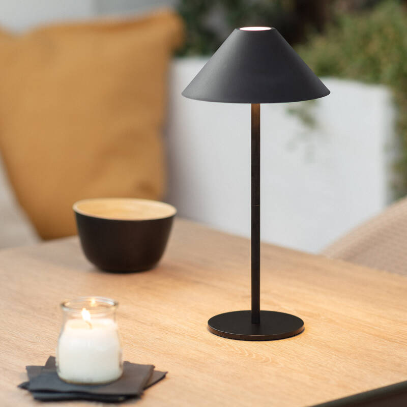 Lámpara de Mesa LED Portátil para Exterior con Batería USB Recargable Kivuli Terracota