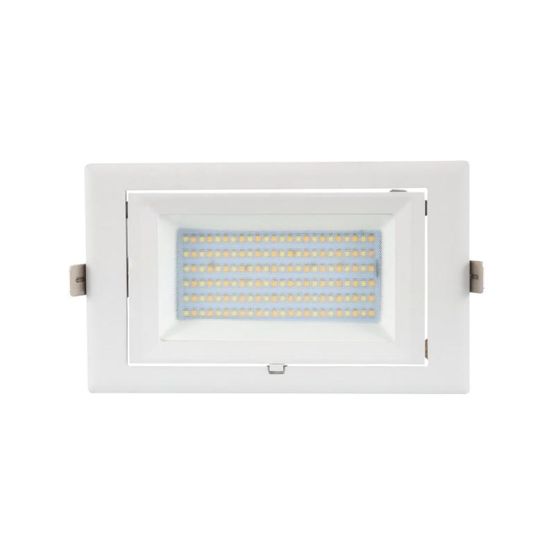 Downlight LED 60W Rectangular Direccionable SAMSUNG 130lm/W LIFUD Corte 210x125 mm