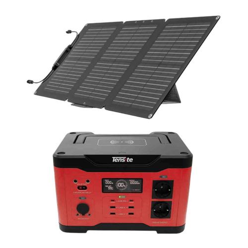Kit Solar Portátil Camper 60W con Estación de Energía Tensite