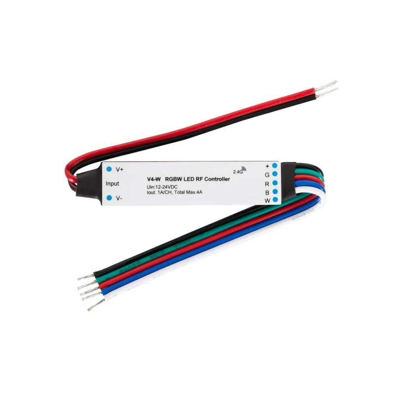 Controlador Tira LED RGBW 12/24V SKYDANCE V4-W Compatible con Mando RF