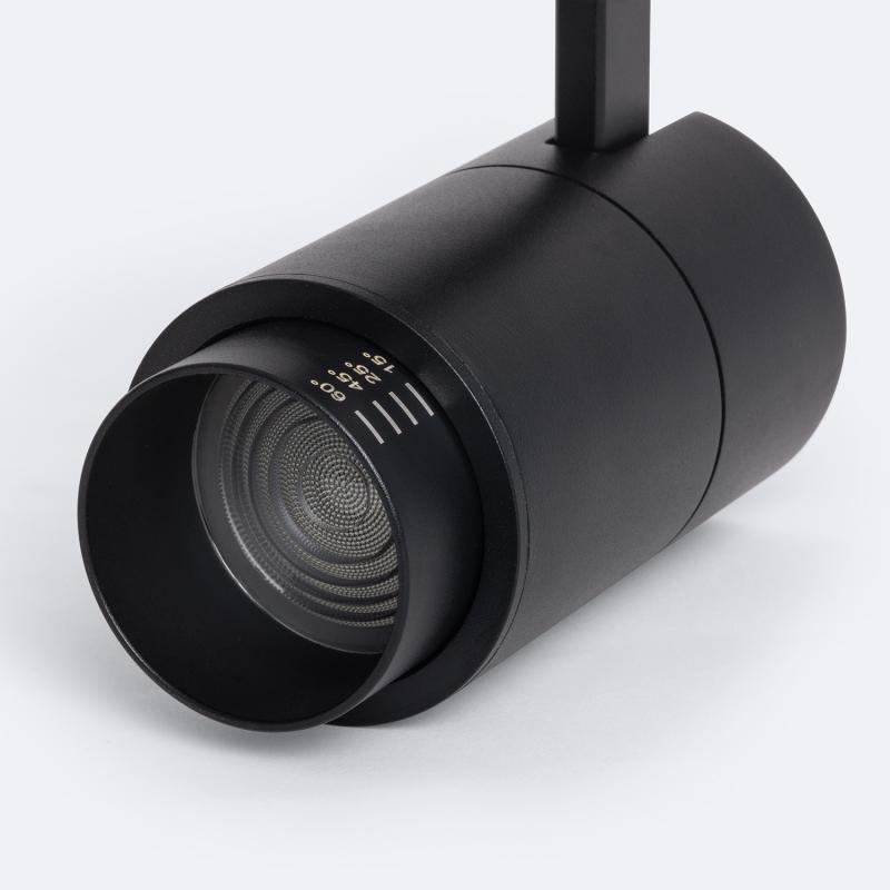 Foco Carril LED Monofásico 20W Regulable CCT Seleccionable Pulyx Multiángulo 15-60º