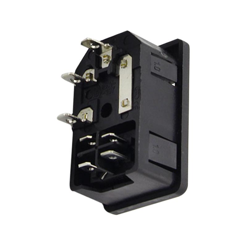 Enchufe con Interruptor 15A IEC320 C14