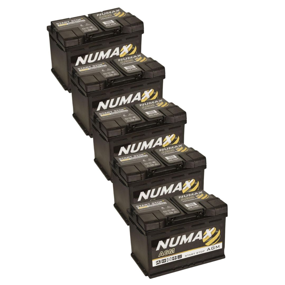 Pack 5 unidades de la Batería AGM 70AH 12V Numax