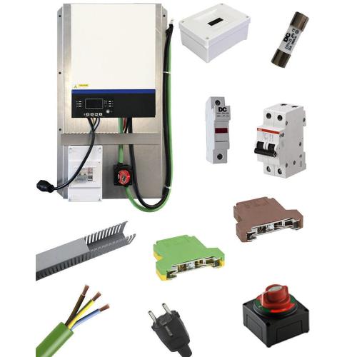 Inversor Cargador Voltronic VMIII 3000W 24V premontado con protecciones