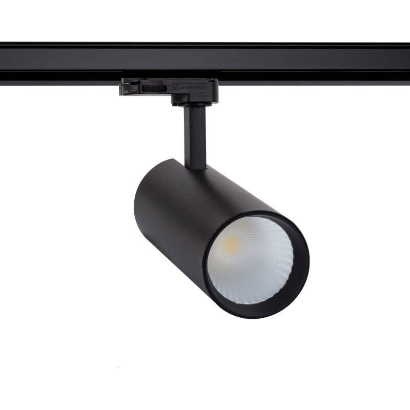 Foco Carril LED Trifásico 30W CCT Seleccionable Bertha Negro