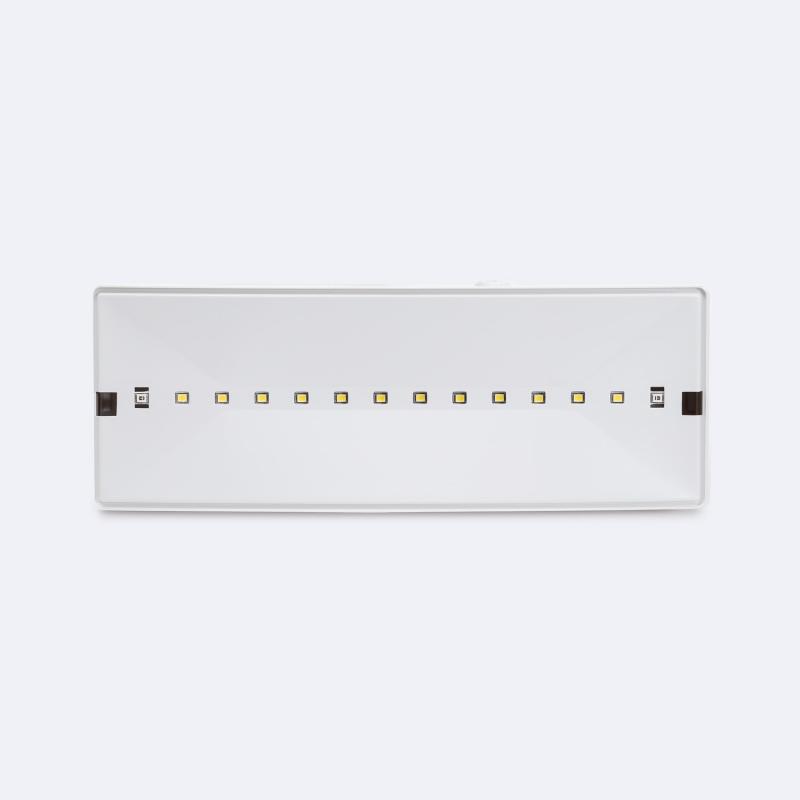 Luz Emergencia LED 3W Superficie 100lm Permanente/No Permanente 3 Horas de Autonomía