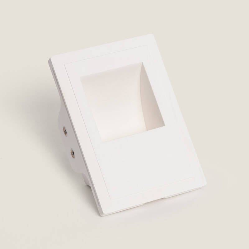 Aplique de Pared Integración Escayola/Pladur para Bombilla LED MINI GU10 Corte 103x148 mm