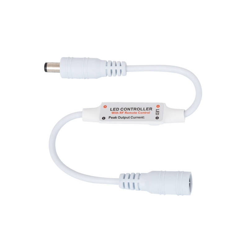 Controlador Regulador Mini Tira LED Monocolor 5/12V DC con Mando RF