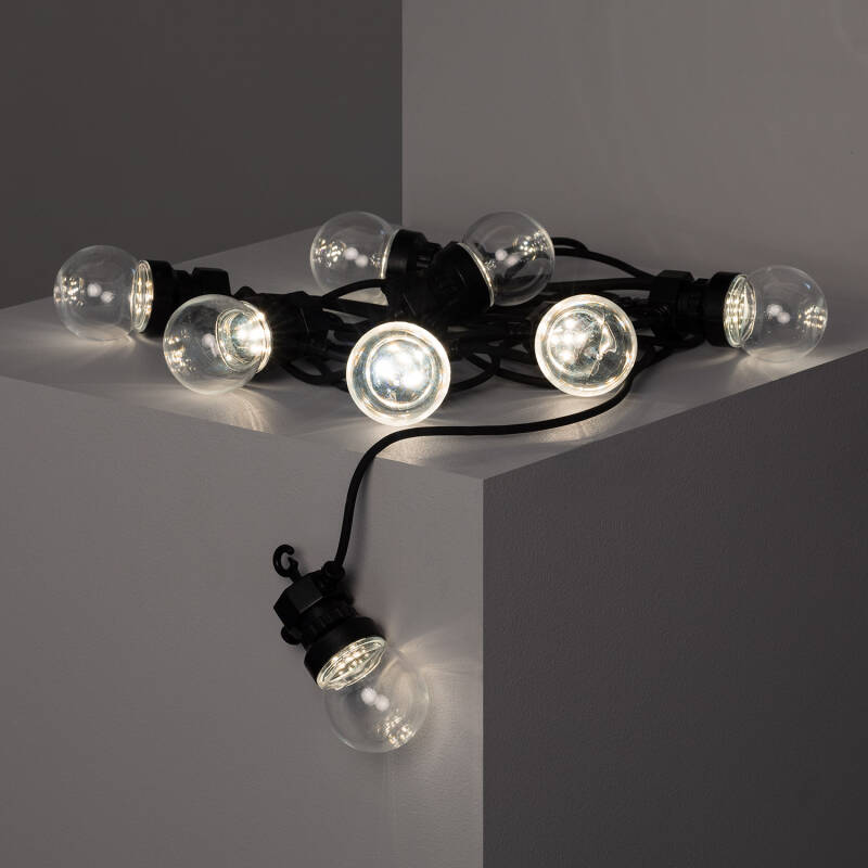 Guirnalda Solar Exterior LED de Bombillas Kepler 7m