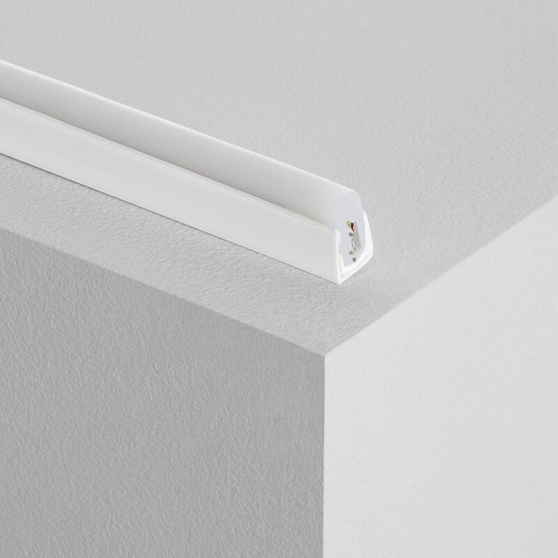 Perfil PVC 1m para Neón LED RGB Semicircular 180
