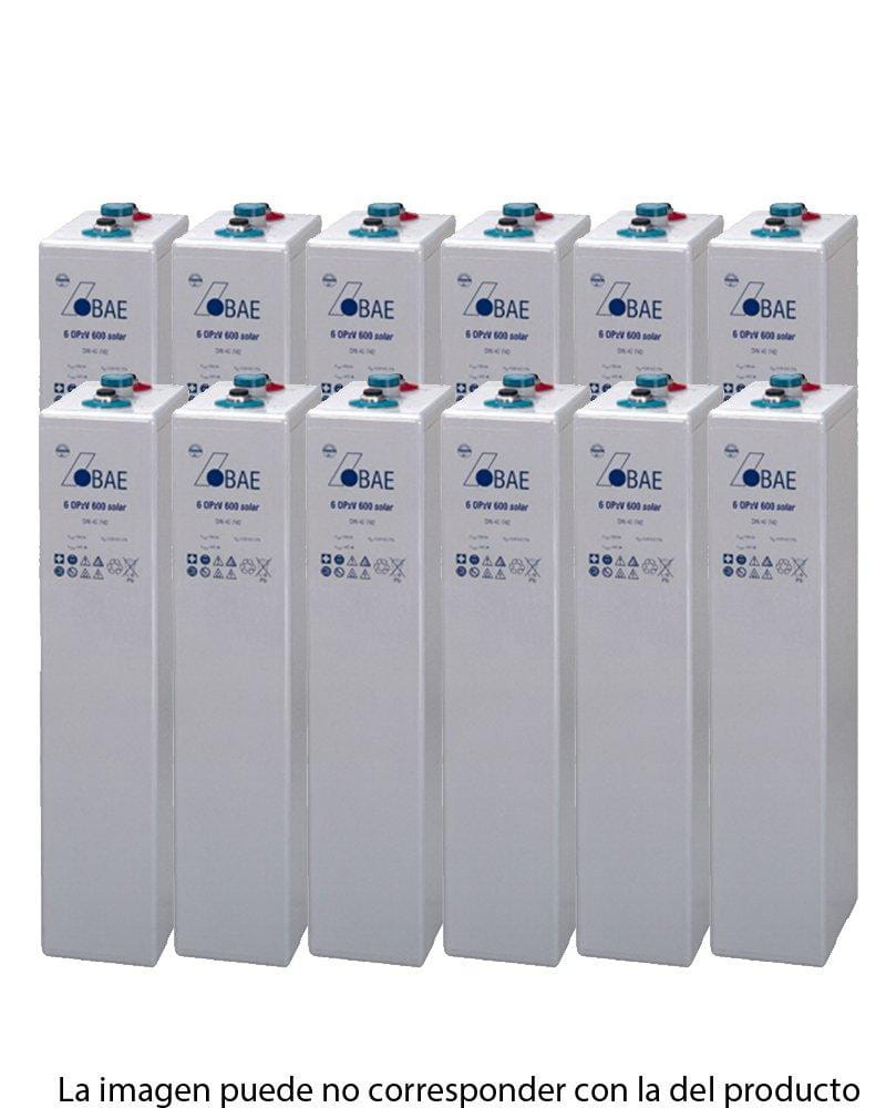 Batería GEL 24V 1900Ah BAE 12 PVV 1800