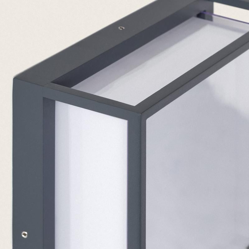 Aplique de Pared Exterior LED 20W Aluminio CCT Seleccionable Doble Difusor Arelien Large