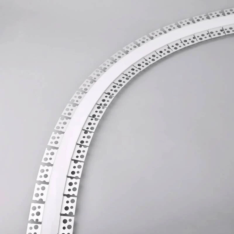 Perfil de Aluminio Flexible Integración en Escayola/Pladur para Tiras LED hasta 10 mm