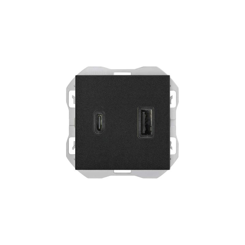 Cargador Doble Smartcharge USB + TIPO C  SIMON 270 20000296