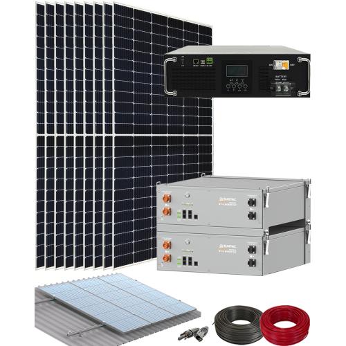 Kit Solar Aislada 5500W 48V Suntaic Hero con Baterías de Litio Suntaic 10kWh