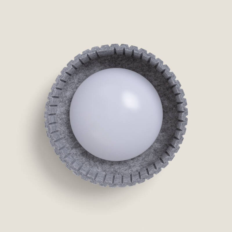 Plafón LED Acústico 9W Circular Fieltro Ø300 mm CCT Seleccionable Kaptyn