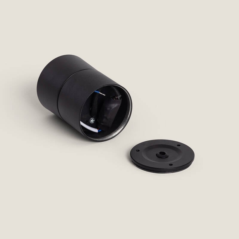 Aplique LED 7W Aluminio Circular Negro New Onuba