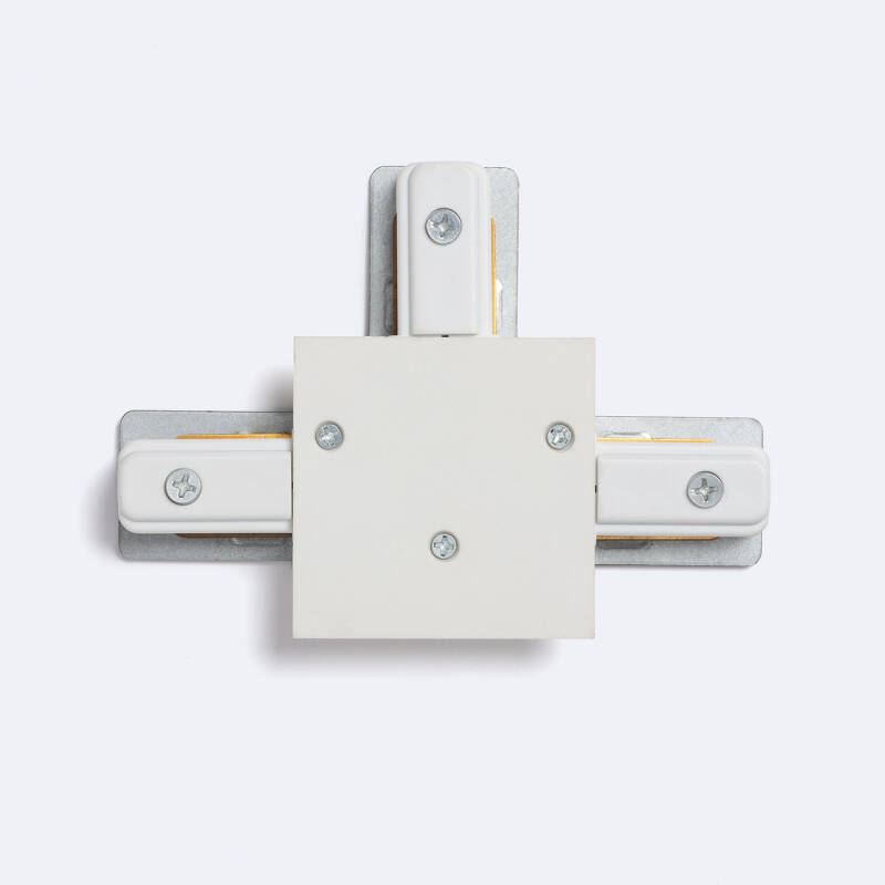 Conector Tipo T para Carril Monofásico Empotrable Aluminio