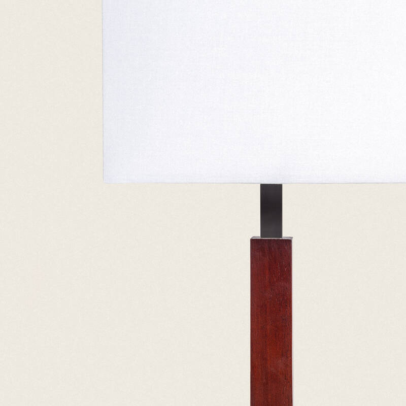 Lámpara de Mesa Madera y Metal Lizza