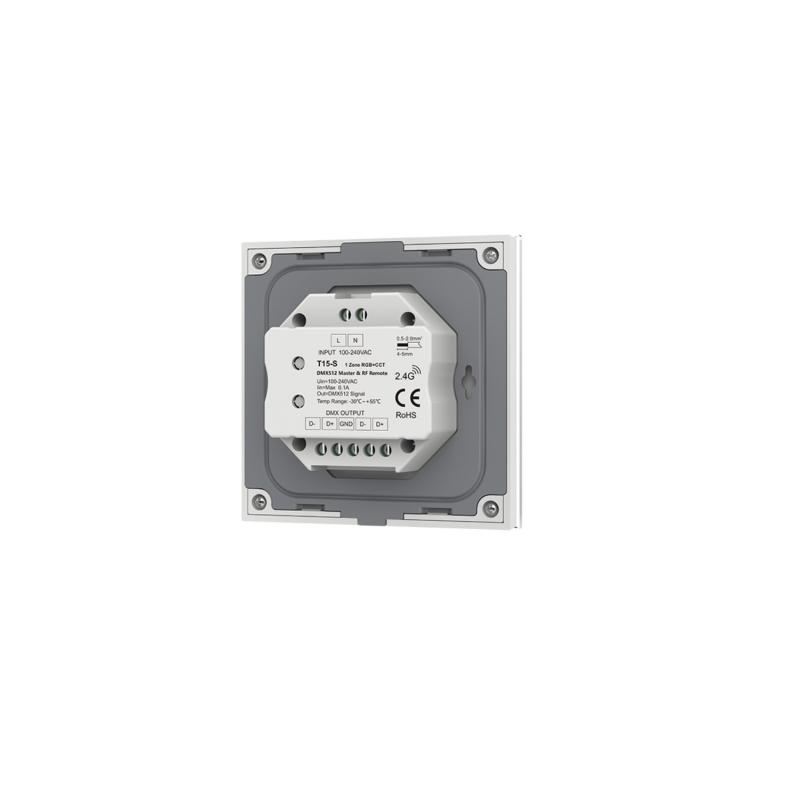 Panel Táctil DMX Master Táctil RGB+CCT SKYDANCE T15-S