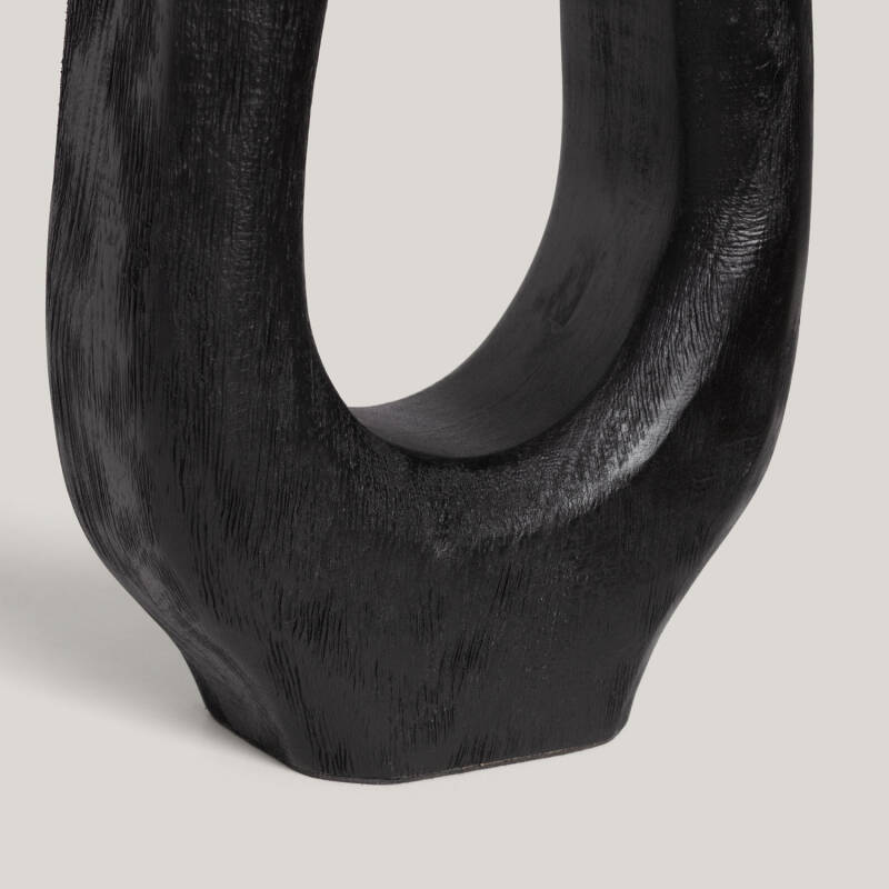 Lámpara de Mesa Madera Black Darshan ILUZZIA