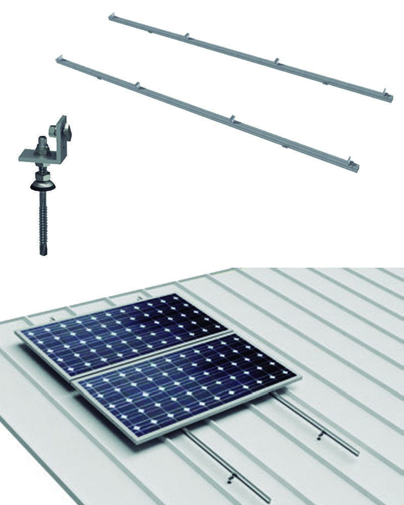 Estructura Cubierta Metálica 4 Paneles con varilla 01.1V