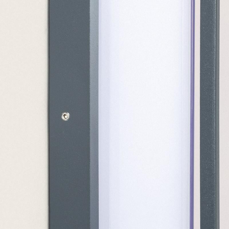 Aplique de Pared Exterior LED 20W Aluminio CCT Seleccionable Doble Difusor Arelien Large
