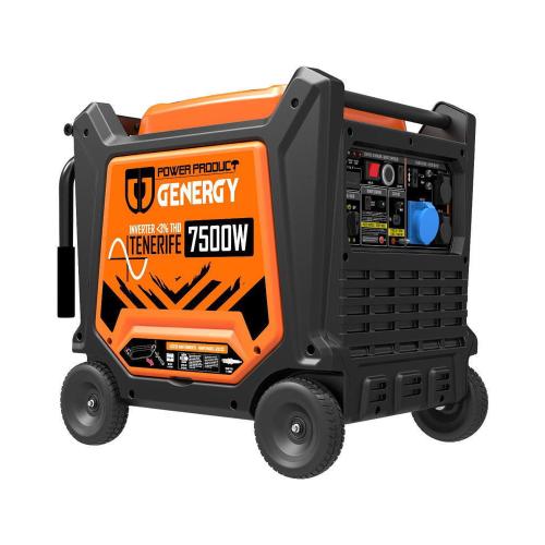 Generador Eléctrico Silencioso Inverter 7500W Genergy Tenerife RC