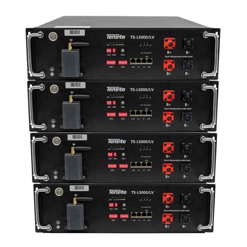 Pack 4 unidades de Baterías para Placas Solares Tensite 48V TS-L5000/LV de litio 400Ah