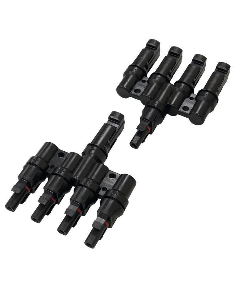 Conectores 4 Placas Solares Paralelo FV Rígido