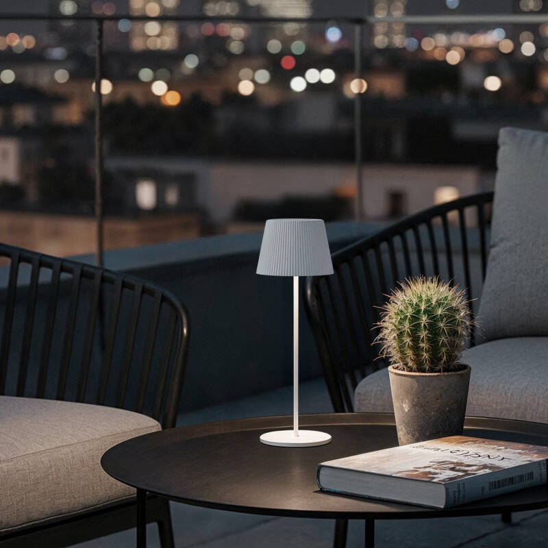 Lámpara de Mesa LED Portátil para Exterior Aluminio con Batería Recargable Willox