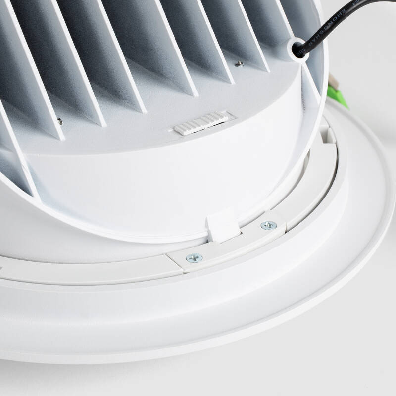 Downlight LED 48W Circular Direccionable Chip OSRAM 120 lm/W LIFUD Corte Ø 195 mm