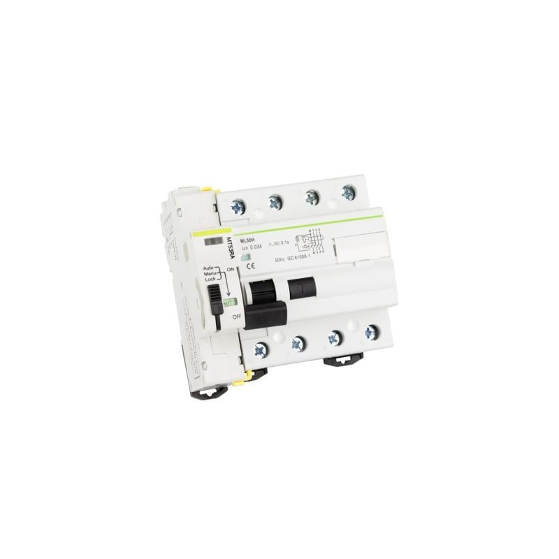 Interruptor Diferencial Industrial Rearmable Compacto 4P 300mA 40-63A 10kA Clase A MATIS
