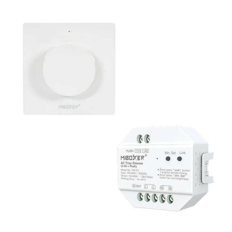 Regulador LED TRIAC + Mando RF Monocolor MiBoxer