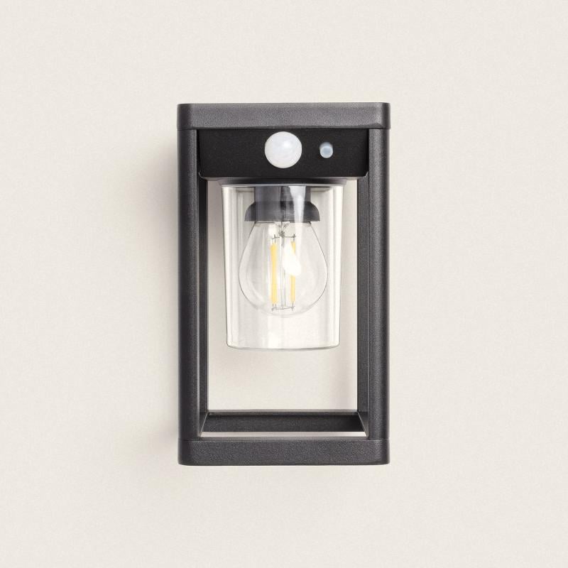 Aplique de Pared Exterior Solar LED 2W Aluminio con Sensor de Movimiento Devah