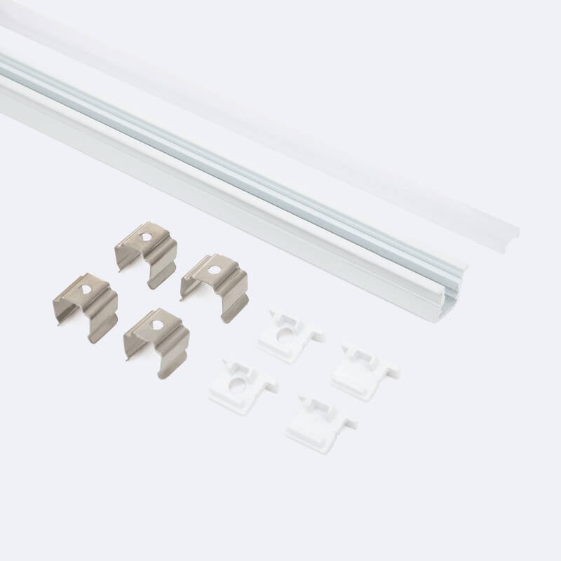 Perfil Aluminio Empotrable Estrecho para Tiras LED hasta 6 mm