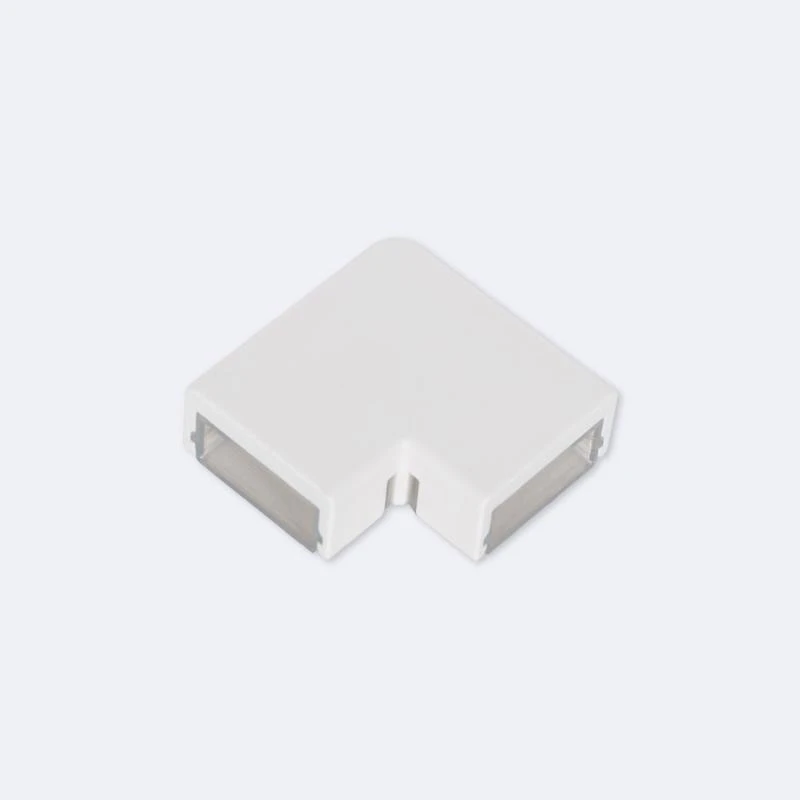 Conector Hipopótamo Esquina para Tira LED Autorectificada 220V AC SMD Silicone FLEX Ancho 12 mm