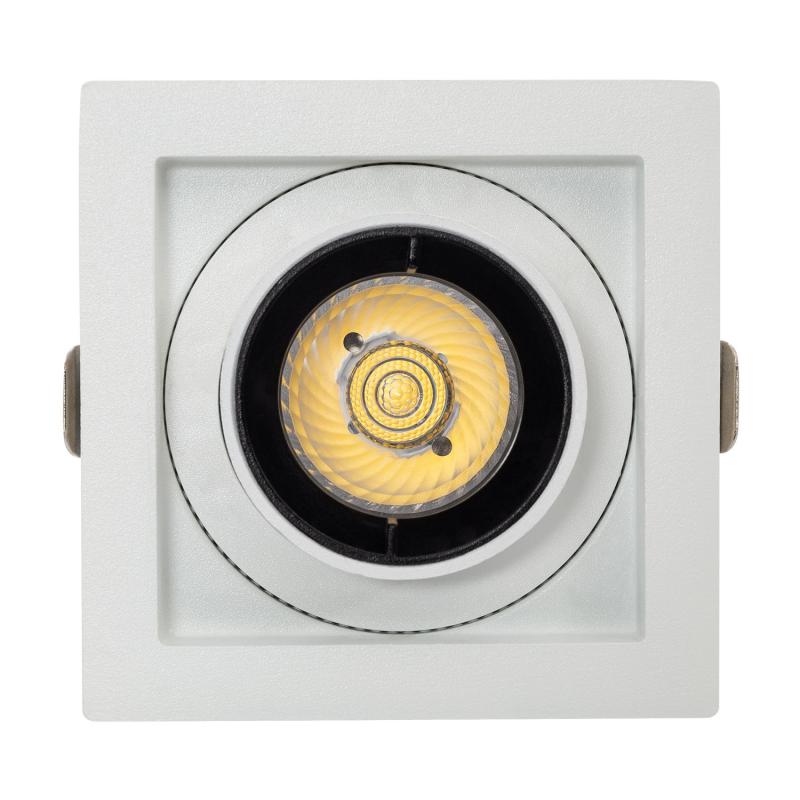 Foco Downlight LED 12W Cuadrado Extraíble LIFUD Corte 80x80 mm