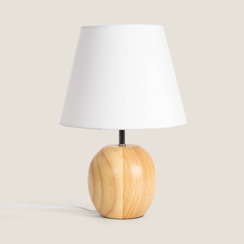 Lámpara de Mesa de Madera Ranko