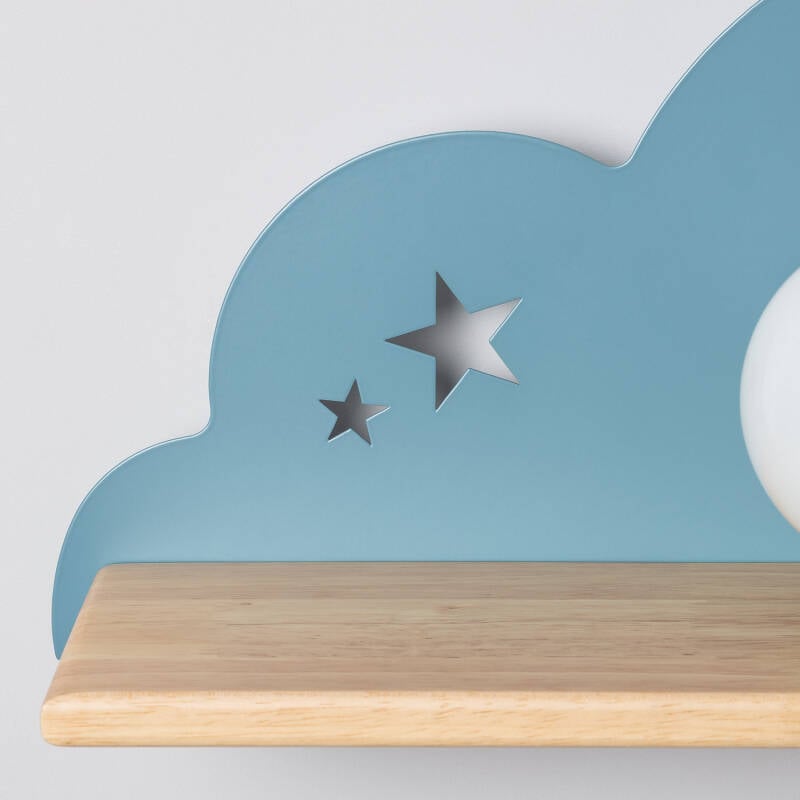 Lámpara de Pared de Madera y Metal Infantil Mahina