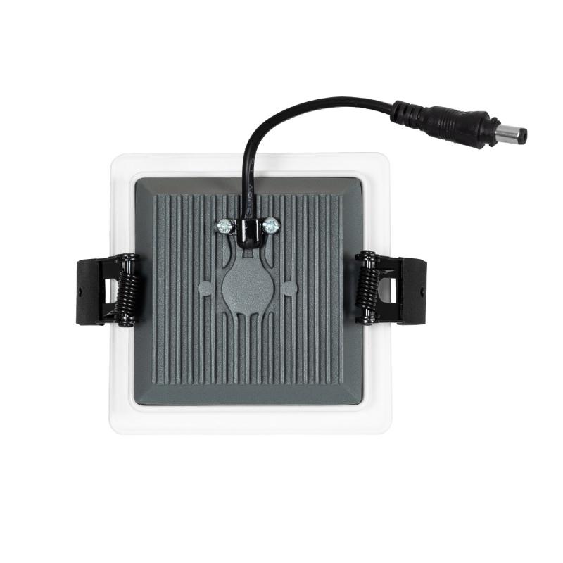 Downlight LED 10W Cuadrado SAMSUNG Aero 130 lm/W Microprismático LIFUD Corte 85x85 mm