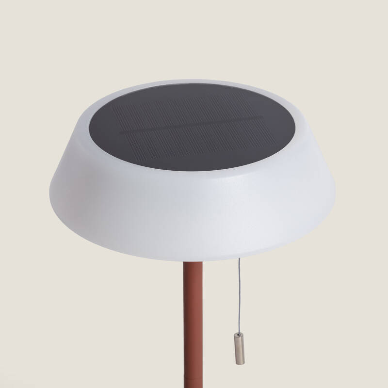 Lámpara de Mesa Solar Exterior LED 1.2W Metal Aldana
