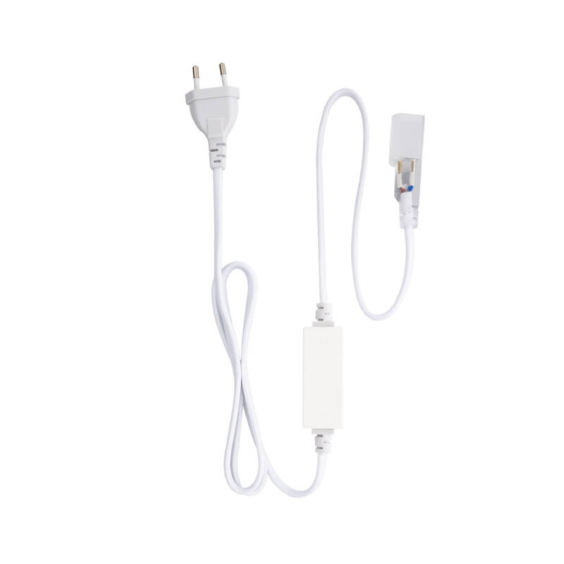 Cable Rectificador Corriente para Tira Neón LED Regulable 220V AC 120 LED/m Monocolor IP67 a Medida Corte cada 100 cm