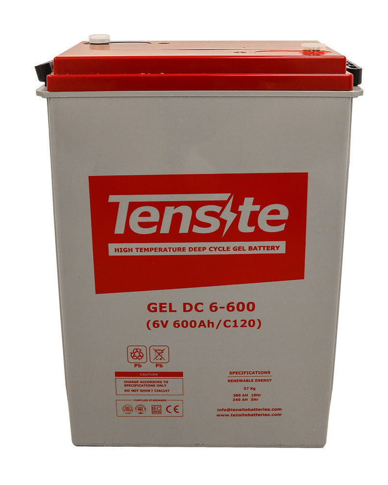 Batería GEL 6V 600Ah Tensite