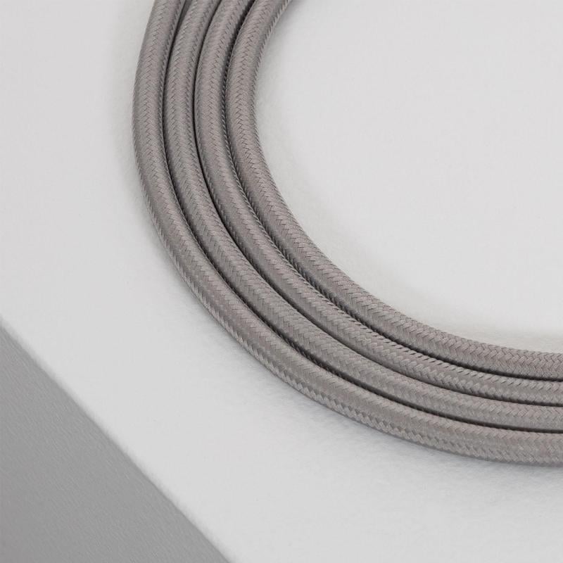 Cable Textil Eléctrico Gris