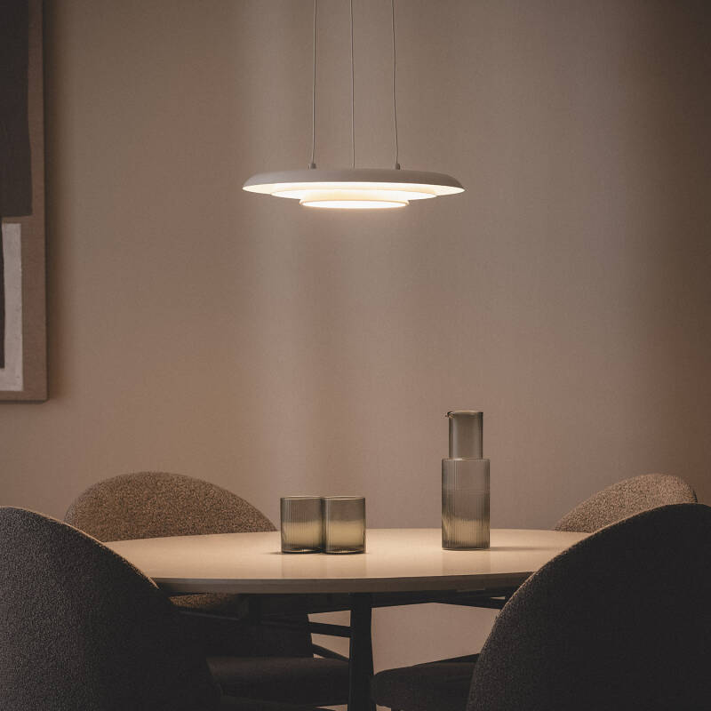 Lampara Colgante LED 24W Metal  Ø400 mm CCT Seleccionable Handen Telmor